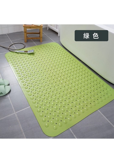 Ranyeek Ev Banyo Tırnaklı Paspas Yeşil 80x80 Cm, Pvc Materyal, Doku Dolu, Kayganlık Önleyici, Evde Kullanıma Uygun, Konforlu Ve Sağlıklı Çok Renkli