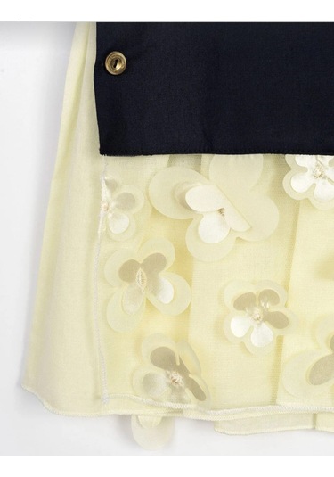 Minnie Mouse Kız Çocuk Lacivert Tül Etek Elbise Mn15634 Lacivert