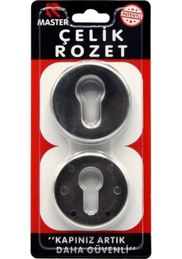 Master MCR-06 6 Vidalı Çelik Rozet Saten