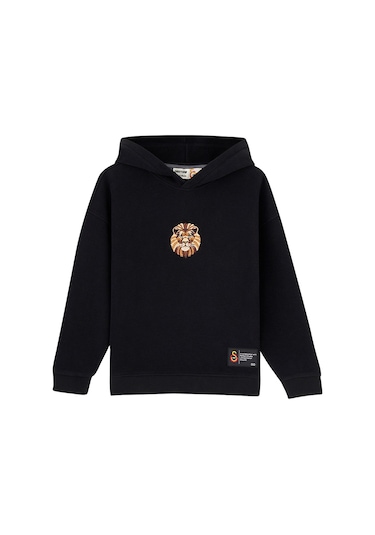 Gsstore X Reflect Studio Aslan Çocuk Hoodie C242400 Siyah