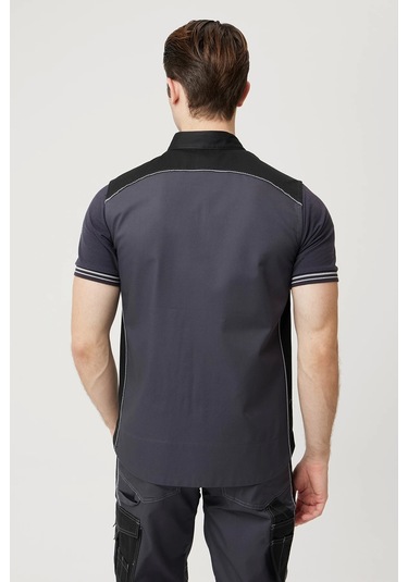 Yazlık İş Yeleği Polyester Gabardin Allium Outdoor Yelek Hafif Nefes Alabilir Fonksiyonel Cepli K.gri-siyah Yazlık İş Yeleği Polyester Gabardin Allium Outdoor Yelek Hafif Nefes Alabilir Fonksiyonel Cepli K.gri-siyah