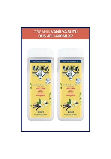 Le Petit Marseillais Vanilya Sütü Duş Jeli 2 x 400 ML
