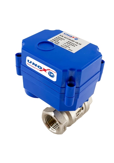 Paslanmaz Mini Motorlu Küresel Vana 3/4"