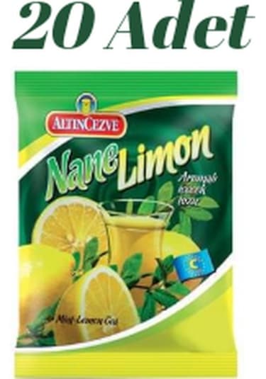 ALTINCEZVE NANE LİMON AROMALI İÇECEK TOZU 250 GR*20 ADET