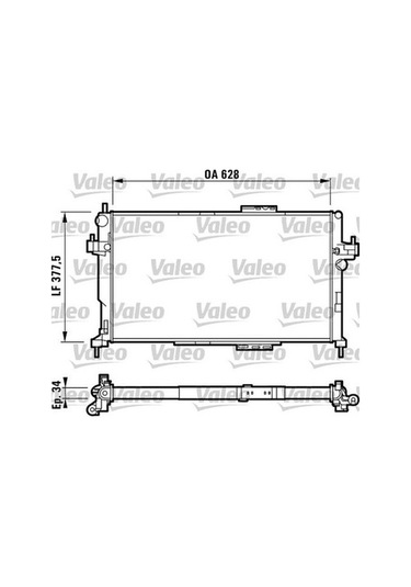 Motor Su Radyatoru 1.7 Dtı Corsa C 01 1300332-