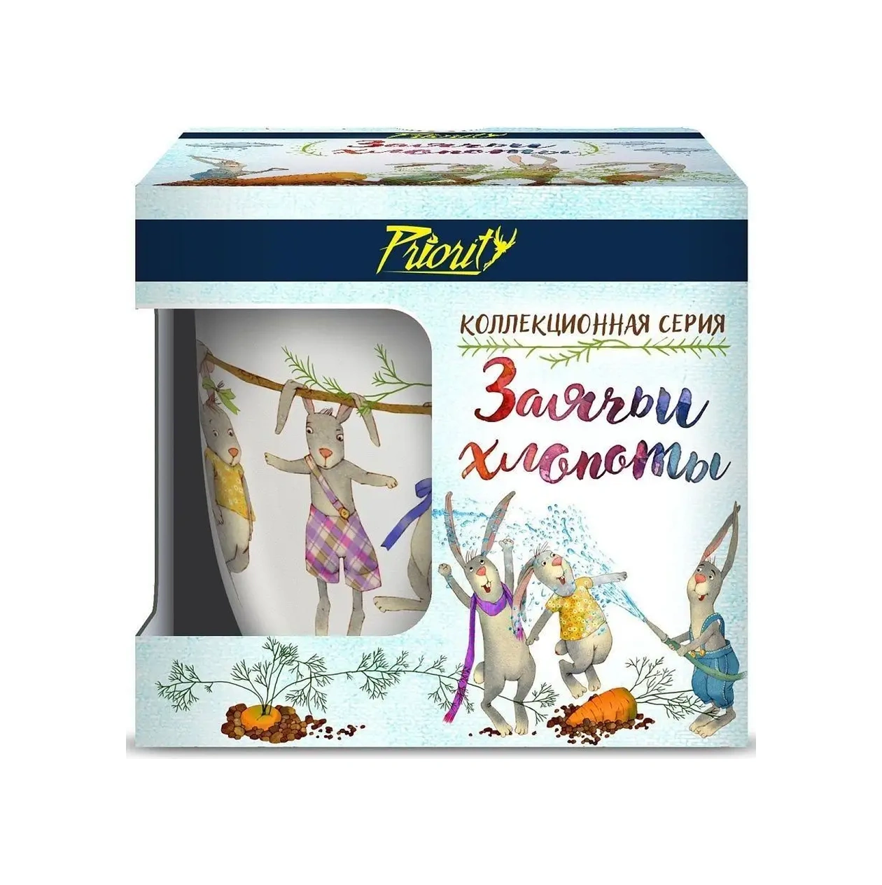 Priority. Porselen Çay Kupası Tavşanların Sıkıntıları 1 Adet 12988321 Beyaz