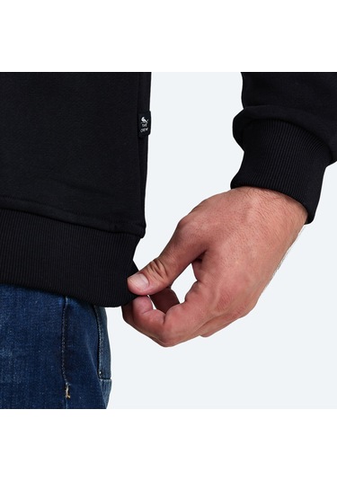 The Crow LIFE Erkek  Siyah Sweatshirt