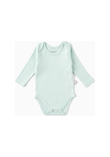 Boumini Uzun Kollu Bebek Çıtçıtlı Body Yeşil-yeşil Yeşil