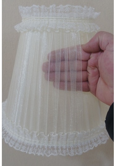 N-09 Krem Organze Yatak Odası Çocuk Ve Bebek Odası Avize Krem