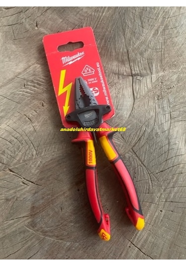 Milwaukee 180mm Pense Cobalt Çelik Pense Kombine Pense 1000v 3fonksiyon 180mm