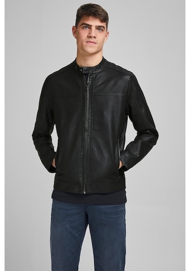 Jack & Jones Jjewarner Erkek Deri Mont 12182461