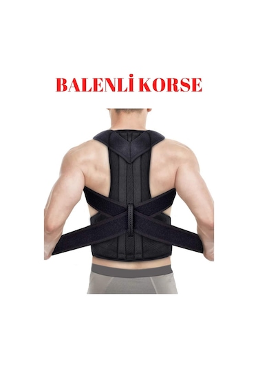Bgvibe Balenli Dik Duruş Korsesi Bel Sırt Kamburluk Önleyici Korse Dik
