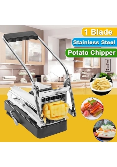 Kaymaz Patates Dilimleyici Kesme Patates Ekru