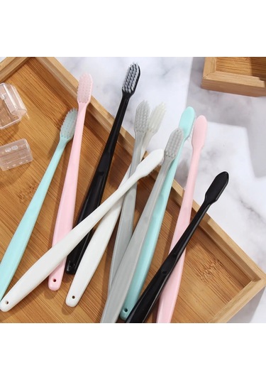 Yuqing 10 Adet Macaron Yumuşak Kıllı Diş Fırçası