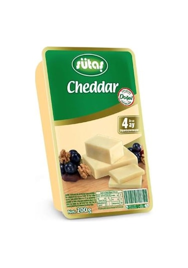 Sütaş Cheddar 200 G