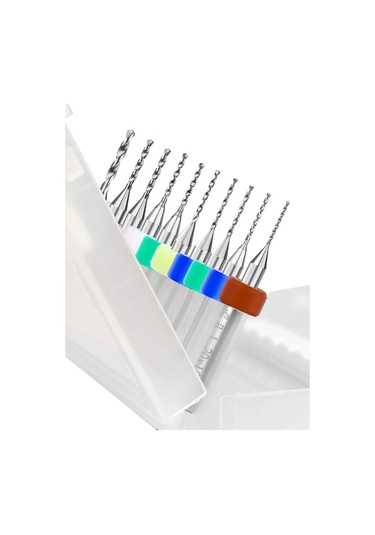 Xcan Basılı Devre Kartları İçin Mini Matkap Uçları Seti 0,6-1,5 Mm, 10 Adet. 286354178