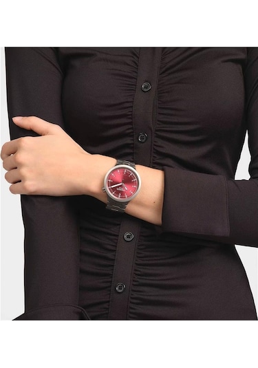 Swatch Sb07s104g Big Bold Irony Scarlet Shimmer Erkek Kol Saati