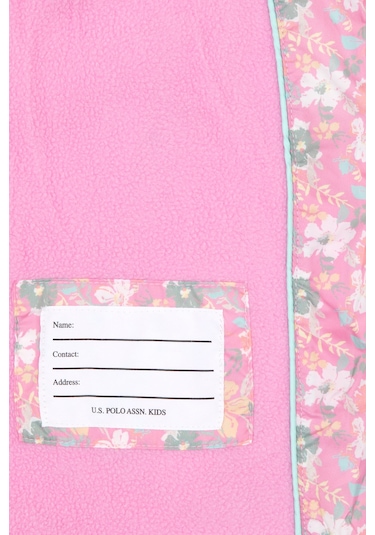 U.s. Polo Assn. Kız Çocuk Koyu Pembe Yelek Dokuma 50313062-vr167 Koyu Pembe