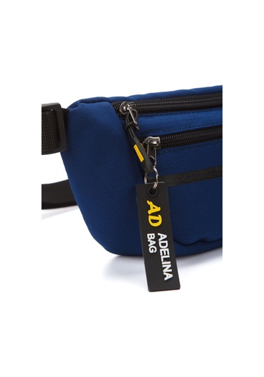 Unisex Çapraz Askılı Telefon Bölmeli Bel Ve Omuz Çantası Lacivert