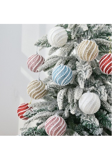 Yunboo 5 Adet 8cm Plastik Noel Topları - Asılı Noel Dekorasyonu, Ev Z氛围 Ve Hediyeler İçin Renkli Secenekler