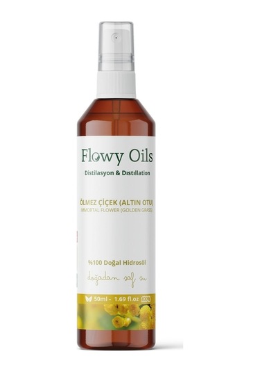 Flowy Oils Ölmez Çiçek + Altın Otu Suyu 50 ML