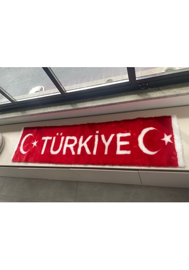 2 Adet Torpido Üstü Ay Yıldız Türkiye Yazılı Peluş Örtü 155 40 Cm