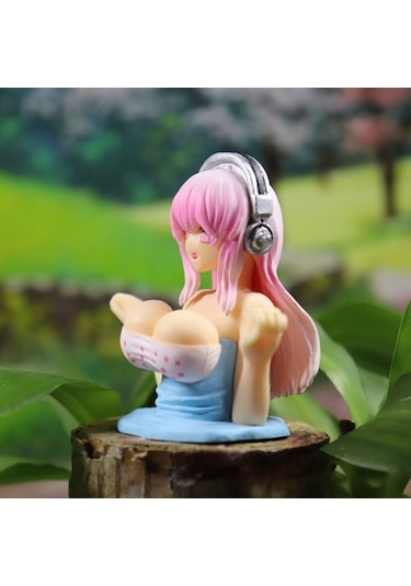 Pazly Ve Şık Pvc Kız İçin Geeroyoo Figürü Ev Dekoru Araba Aksesuar 6.5cm - Zq