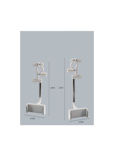 Kilifone - Araç Telefon Tutucu Lg-01 Dikiz Aynası Telefon Tutucu - Beyaz - T16781 Beyaz