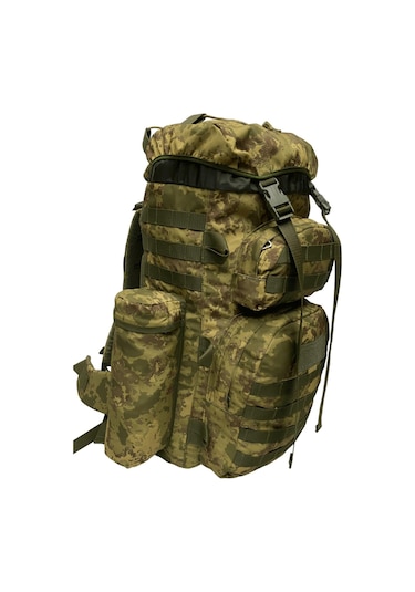 Combat Tactical Çanta Dağcı 80 Lt Kamuflaj - 656-802 - Renksiz Çok Renkli