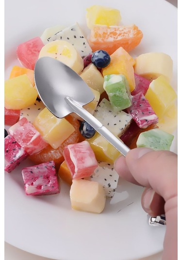 Paslanmaz Çelik Kürek Model Tatlı Ve Dondurma Kaşığı Cin754