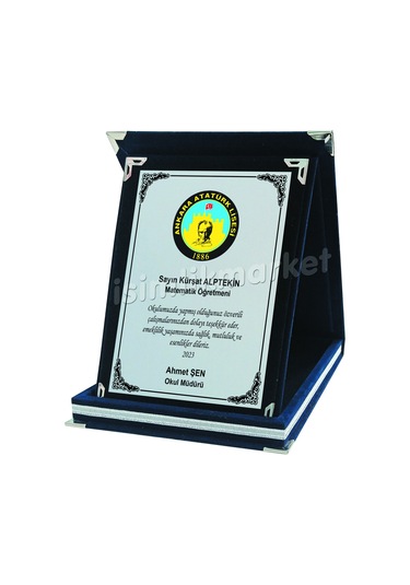 Isimlikmarket Öğretmen Müdür Tayin Plaketi Meb Logolu