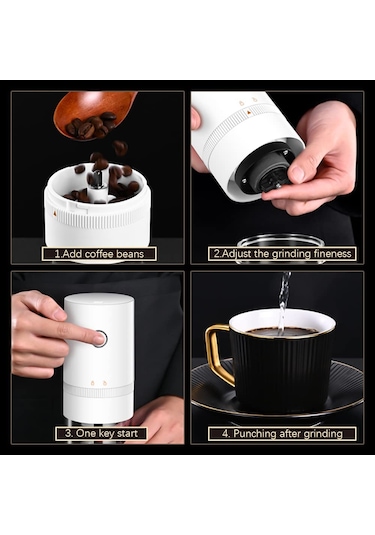 Crk Kahve Çekirdeği Değirmeni Küçük Ev Elektrikli 6 Dişliler