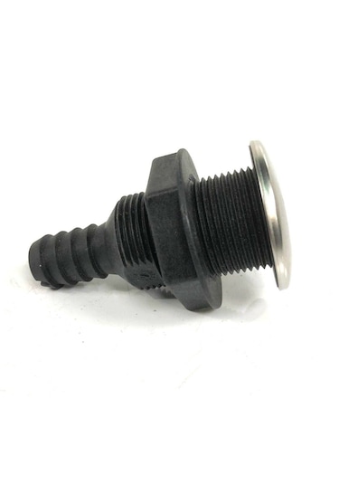 Krom Flanşlı Sintine Çıkışı. Tekne Ve Karavan Su Çıkışı. 5/8"
