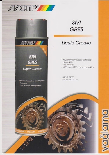 Motip Sıvı Gres Sprey 500 Ml - Liquid Grease