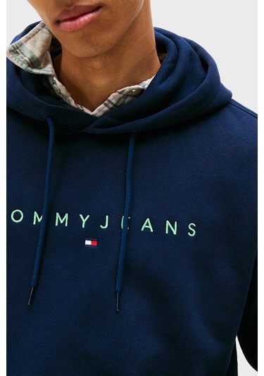 Tommy Jeans Erkek Sweat Dm0dm20746 0gy Lacivert Lacivert
