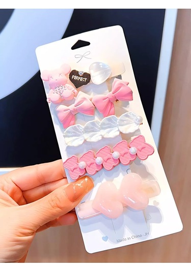 Bijoubijou Saç Tokası Seti 245695471 Pembe