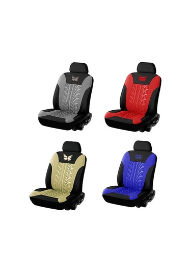 Ulzyvf 5 Kişilik Pu Deri Koltuk Kılıfı - Rahat, Nefes Alabilir, Dayanıklı Otomobil, Kamyonet, Suv