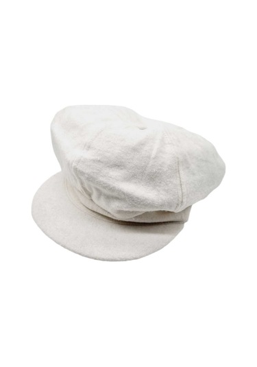 Uniquetrenders Kadın Arkadan Lastikli Kışlık Baretta Şapka Ekru