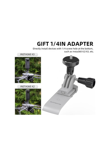 Sunnylıfe A3-gz695 Djı Air 3 Montaj Adaptörü Gopro/ınsta360 Spor Kamera Genişletme Montaj Aksesuarları