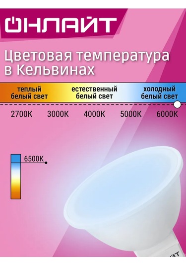 Onlajt Gu5.3 7w 6500k Soğuk Işık Led Ampuller 3 Adet 334716510