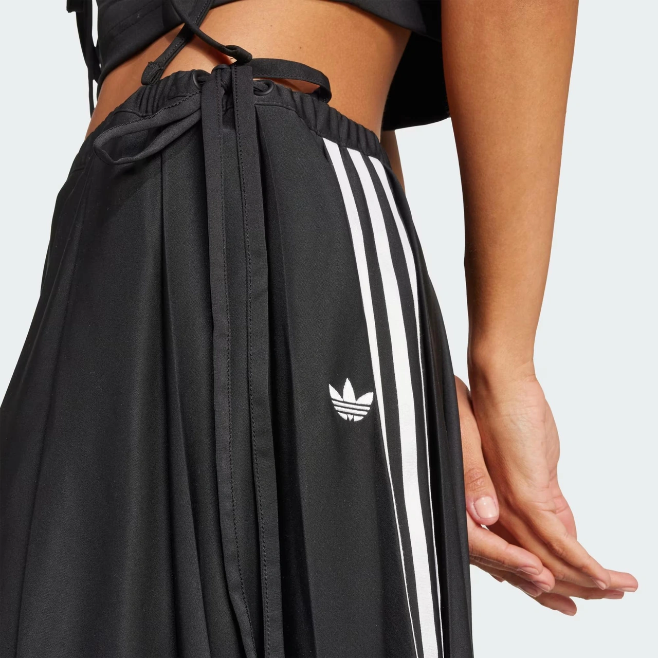 Adidas Ribbon Pleated Maxi Kadın Etek C-adıjw0114b20a00 Siyah