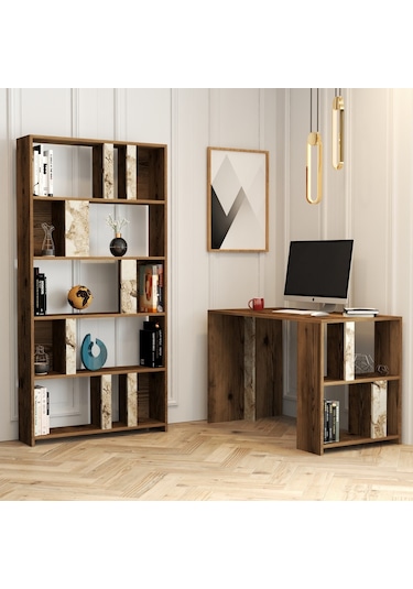 Variant Lima Çalışma Masası Ve Kitaplık Takımı
