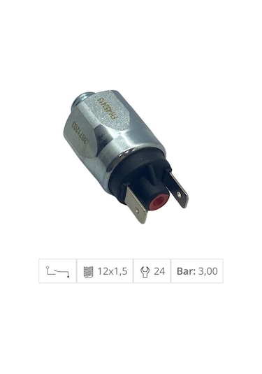 Kapı-fren Müşürü M12 X 1.5 3 Bar