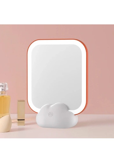 Led Işıklı Taşınabilir Makyaj Aynası - 1 Adet Çok Renkli