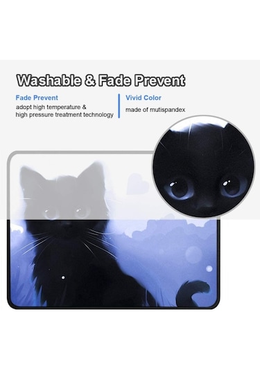 Kedi Karikatür Kaymaz E-spor Oyunu Mouse Pad