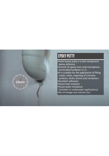 Selsil Epoksi Plastik Tamir Macunu 57 Gr.