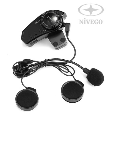 Nivego Bt35 Bluetooth 5.0 Intercom Kablosuz Kulaklık - Motosiklet