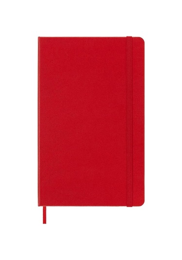 Moleskine Çizgili Kırmızı Defter Sert Kapak
