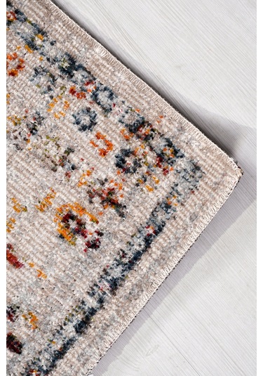 Arkaik Halı Koleksiyonu Zamansız Dokulu Desen, Tozumaz, Kolay Temizlik, İnce Form Çok Renkli