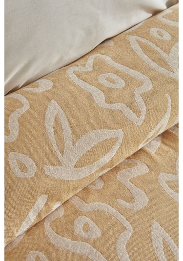 Karaca Home Bouquet Çift Kişilik Müslin Pike Sarı 200.22.11.0299